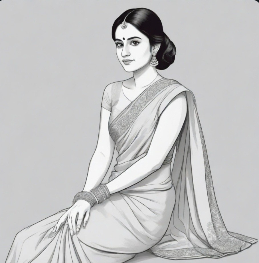 Woman in Sari